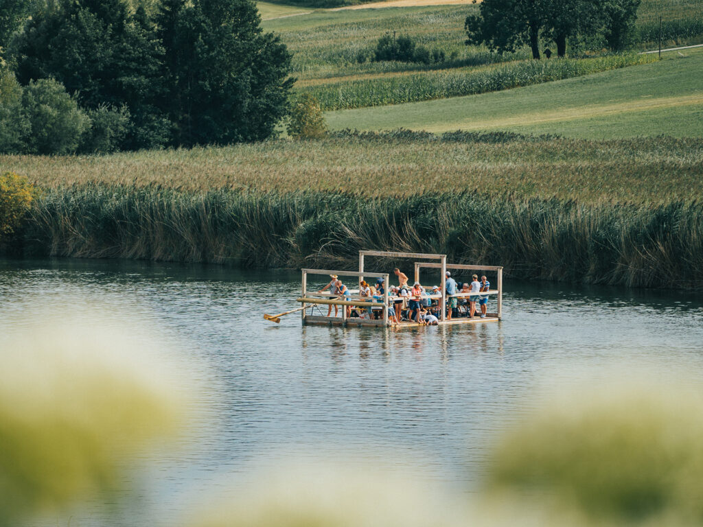 Alz Floßfahrt nahe Chiemsee